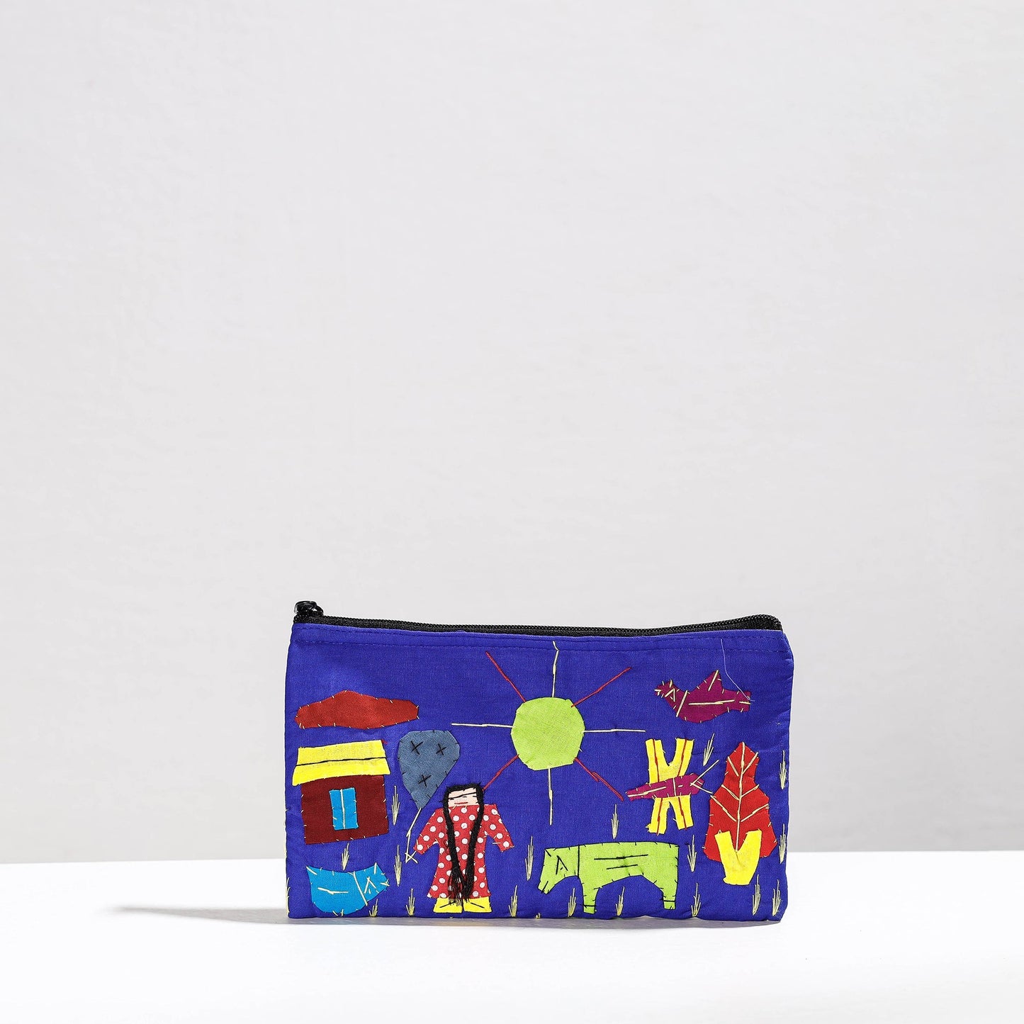  Pipli Applique Work Cotton Cosmetic Pouch 