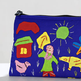  Pipli Applique Work Cotton Cosmetic Pouch 