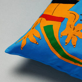  Pipli Applique Work Cotton Cushion Cover 