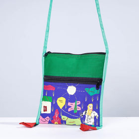 Buy Pipli Applique Work Cotton Sling Bag Online at iTokri.com