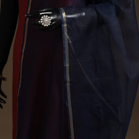 Plain cotton kota doria dupatta 18 - handcrafted