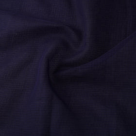 Blue Plain Cotton Kota Doria Fabric 