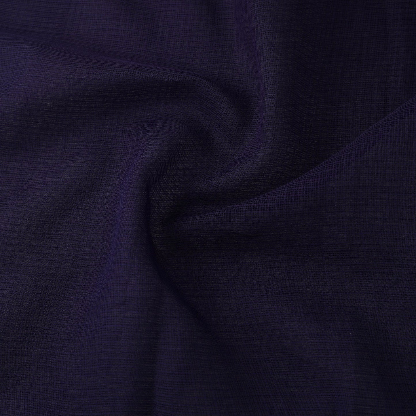 Blue - plain cotton kota doria fabric 18 - handcrafted