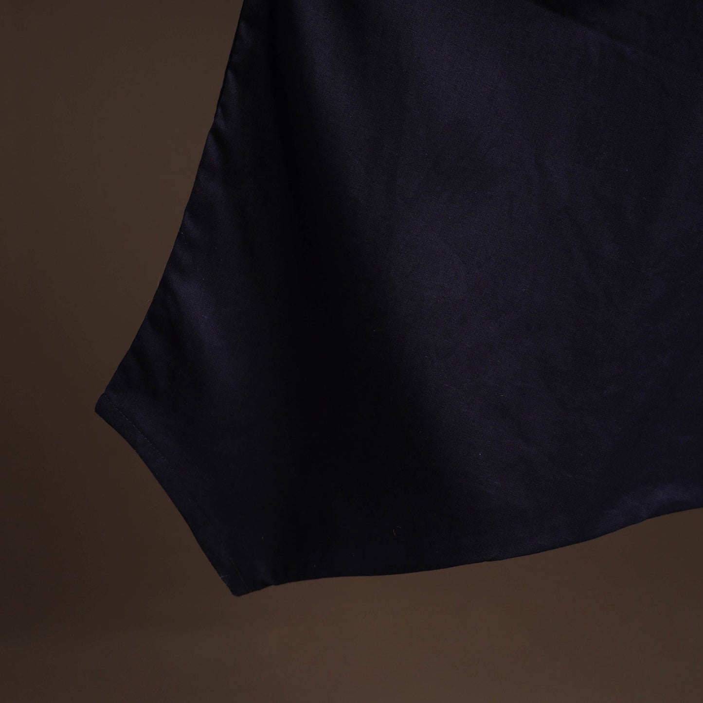 Blue - plain flex cotton elasticated harem pant 13