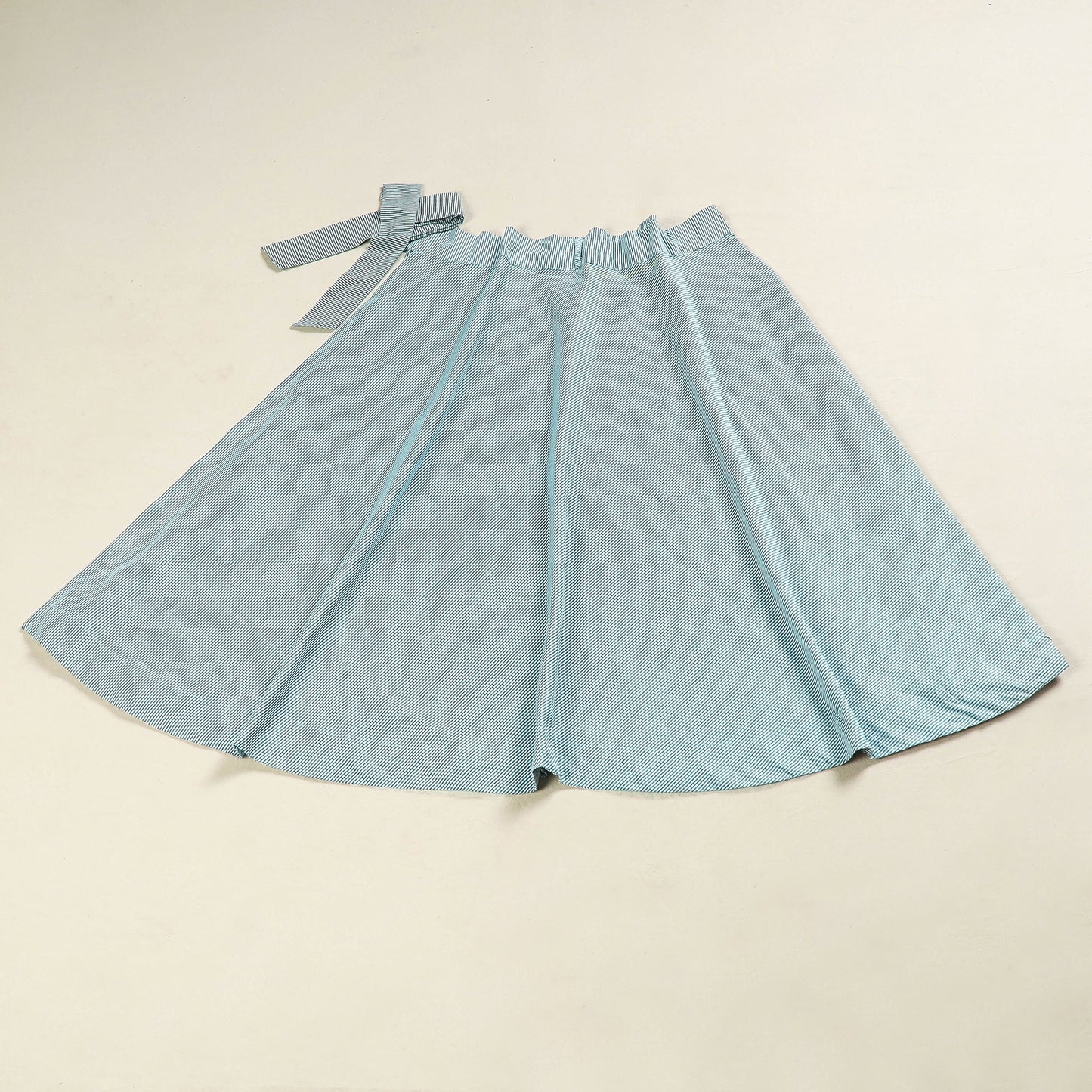  Jhiri Plain Handloom Cotton Wrap Around Skirt 