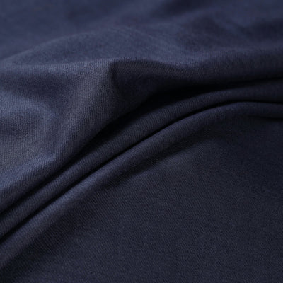  Blue Plain Merino Wool Fabric 