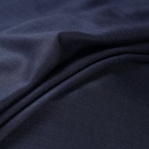  Blue Plain Merino Wool Fabric 