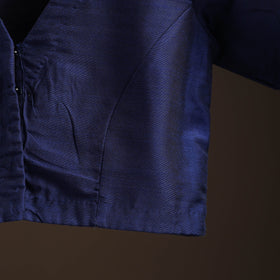 Plain slub silk readymade blouse 16 - handcrafted