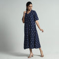  Pochampally Double Ikat Weave Cotton Dress Online l iTokri.com