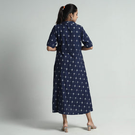  Pochampally Double Ikat Weave Cotton Dress Online l iTokri.com