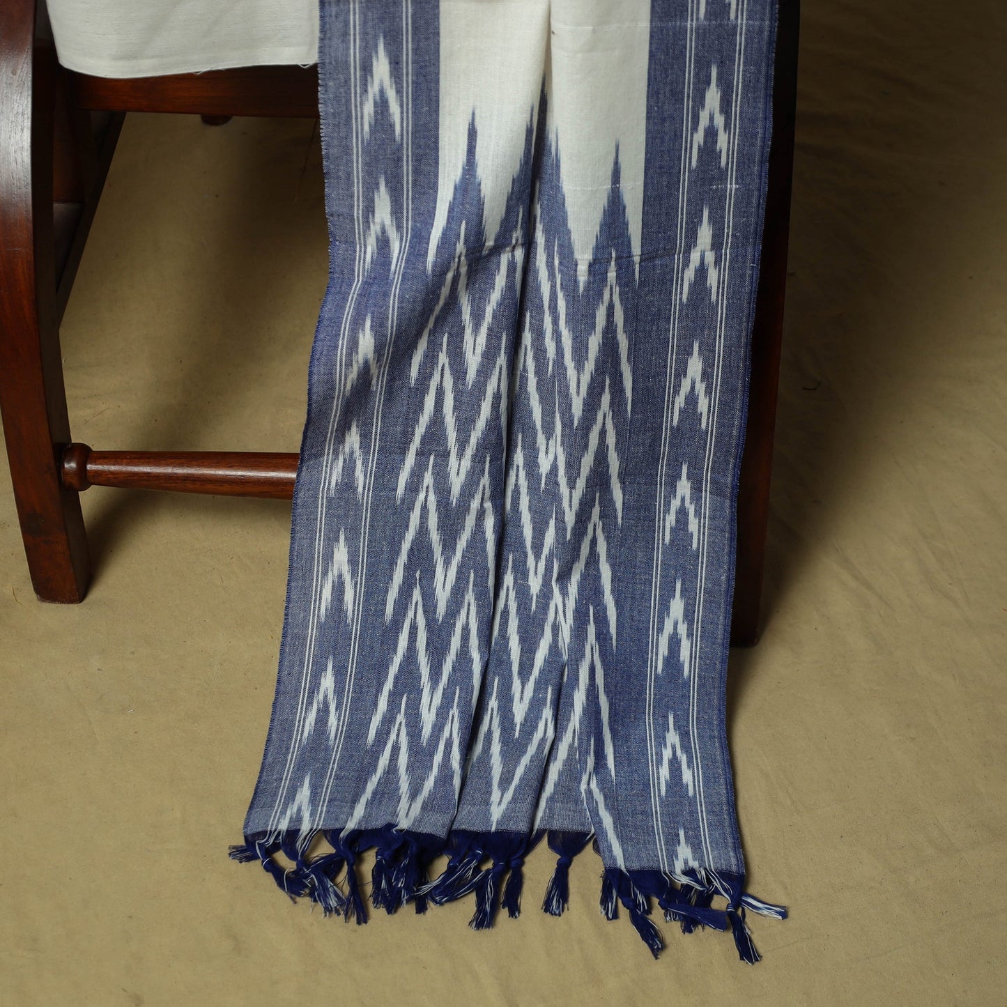 Pochampally ikat 3pc cotton unstitched dress material 51