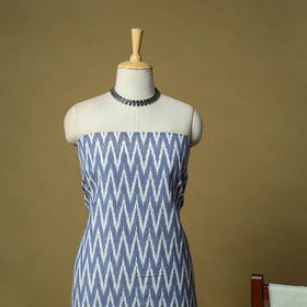 Pochampally ikat 3pc cotton unstitched dress material 51