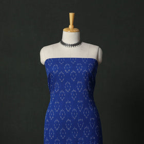 Pochampally ikat cotton 2pc unstitched dress material