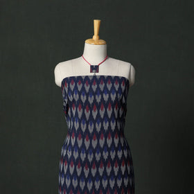 Pochampally ikat cotton 2pc unstitched dress material