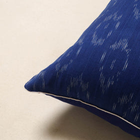 Blue - pochampally ikat cotton cushion cover 44