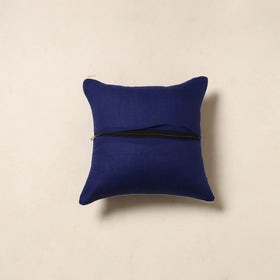 Blue - pochampally ikat cotton cushion cover 44