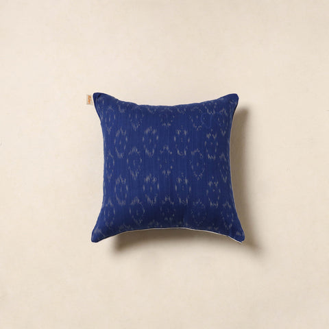 Blue - pochampally ikat cotton cushion cover 44