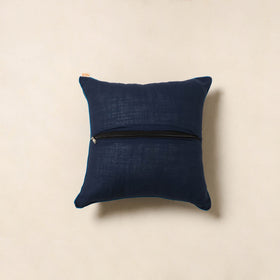 Blue - pochampally ikat cotton cushion cover 49