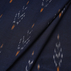 Blue Pochampally Ikat Cotton Fabric
