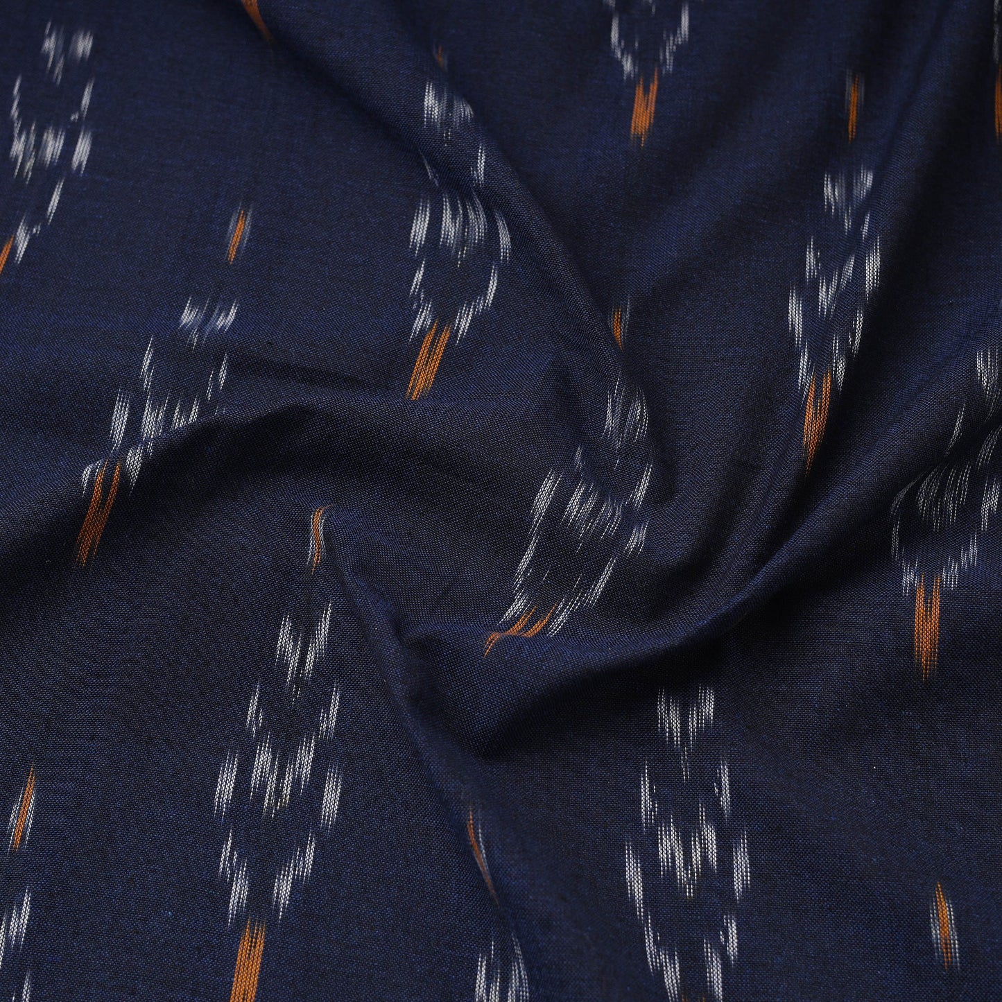 Blue Pochampally Ikat Cotton Fabric