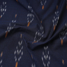 Blue Pochampally Ikat Cotton Fabric