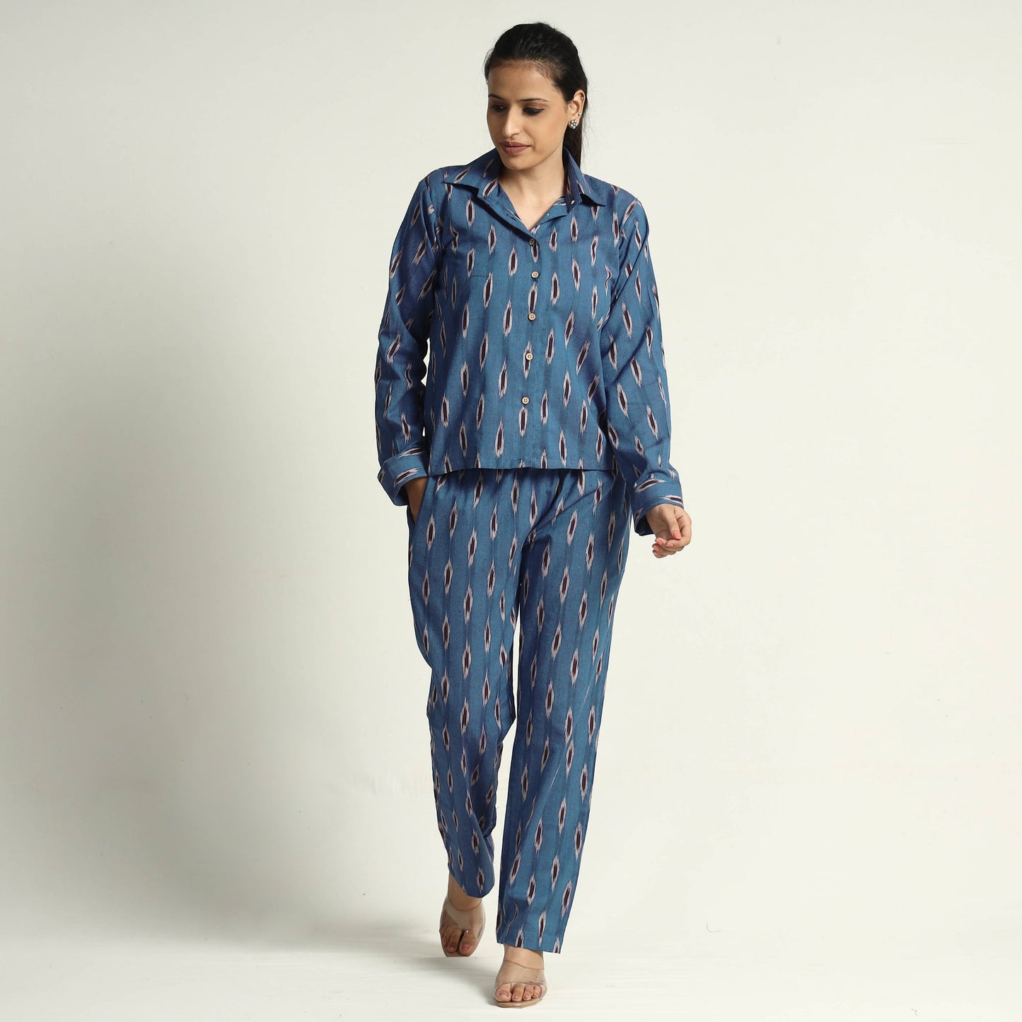  Pochampally Ikat Cotton Co-Ord Set 