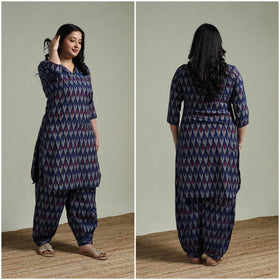 Pochampally ikat cotton co-ord set for women 11