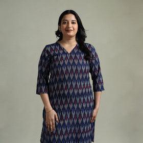 Pochampally ikat cotton co-ord set for women 11