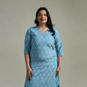Pochampally ikat cotton co-ord set for women 13