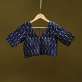 Pochampally ikat cotton readymade blouse 09 - handcrafted