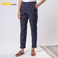 Buy iTokri Casuals - Pochampally Ikat Cotton Tapered Casual Pant for Women Online at iTokri.com