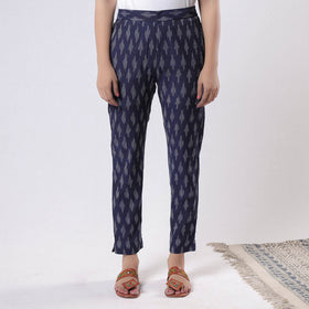 Buy iTokri Casuals - Pochampally Ikat Cotton Tapered Casual Pant for Women Online at iTokri.com