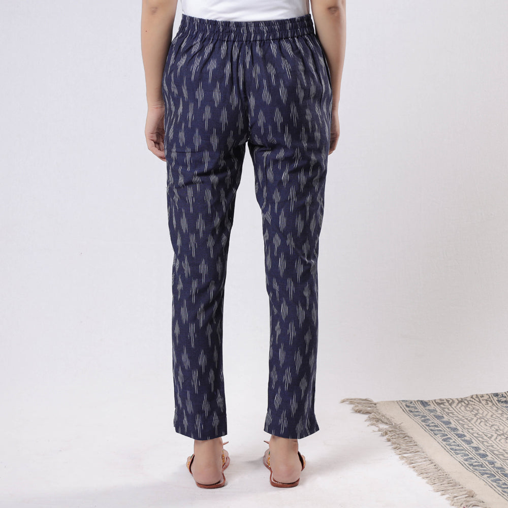 Buy iTokri Casuals - Pochampally Ikat Cotton Tapered Casual Pant for Women Online at iTokri.com