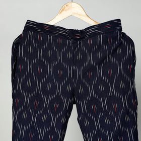  Pochampally Ikat Cotton Tapered Pant for Women Online at iTokri.com