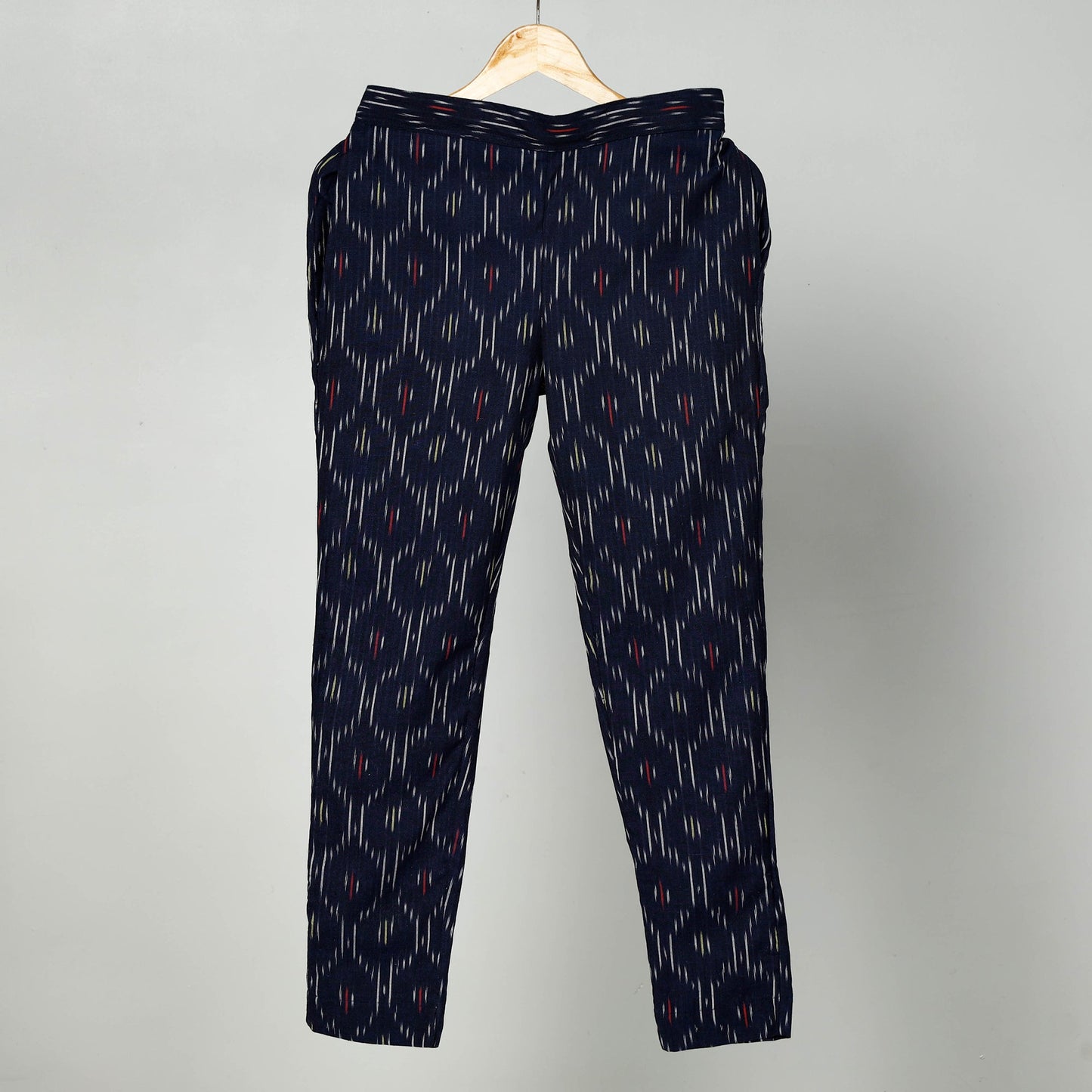  Pochampally Ikat Cotton Tapered Pant for Women Online at iTokri.com