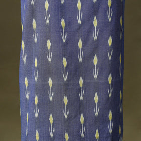 Blue - pochampally ikat cotton unstitched kurta material