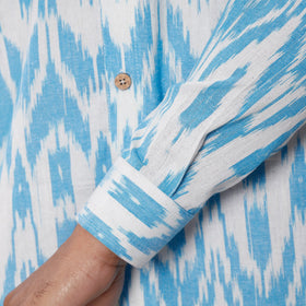  Pochampally Ikat Pure Cotton Men Full Sleeve Shirt 