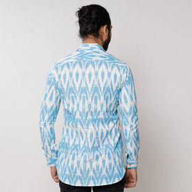  Pochampally Ikat Pure Cotton Men Full Sleeve Shirt 