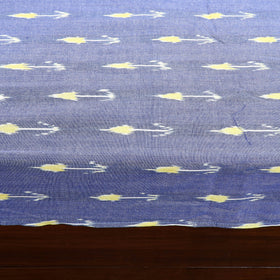 Blue - pochampally ikat with sanganeri patch cotton