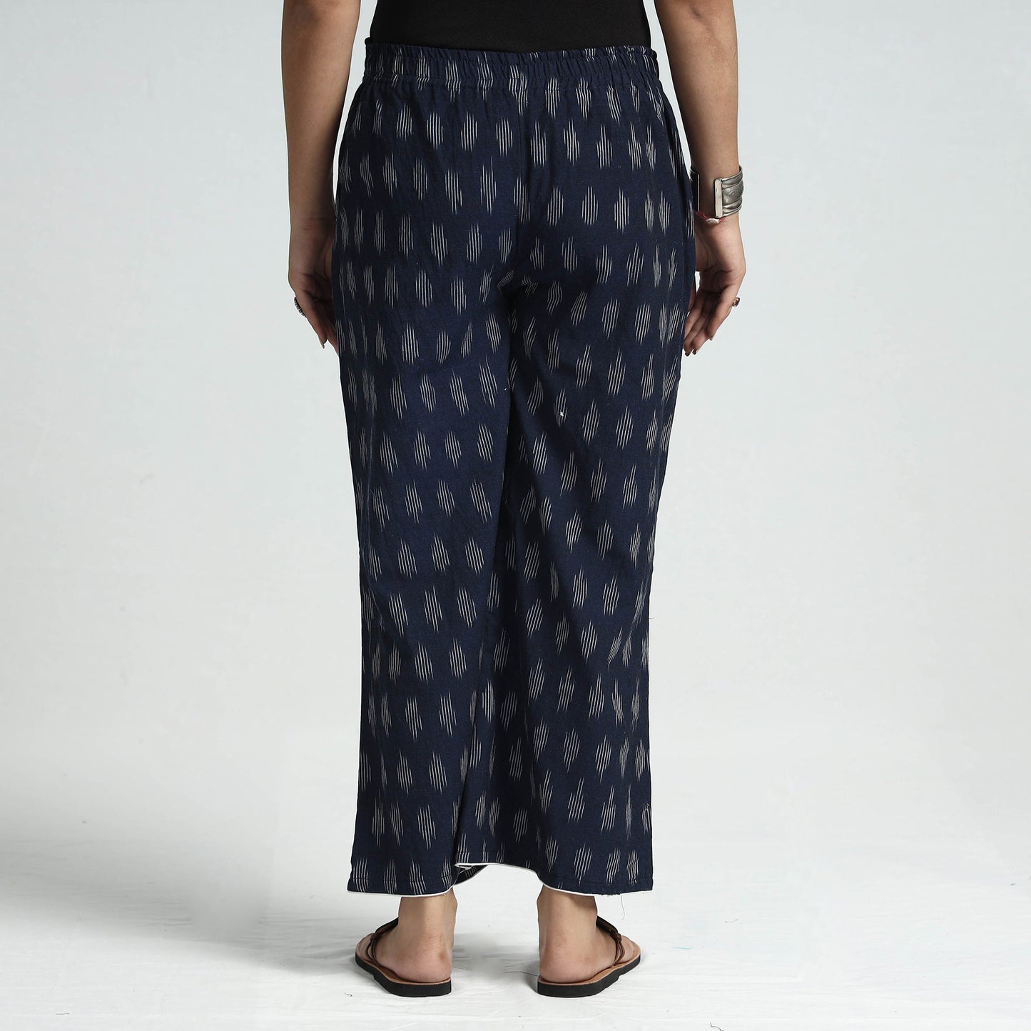 Buy Kalamkari Block Printed Cotton Elasticated Palazzo Online at iTokri.com