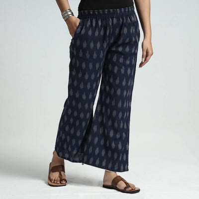 Buy Kalamkari Block Printed Cotton Elasticated Palazzo Online at iTokri.com