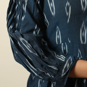  Pochampally Ikat Weave Cotton Flared Dress 10 