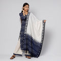  Pochampally Ikat Weave Cotton Kurta with Palazzo & Dupatta Set 