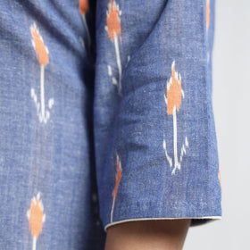 Buy Pochampally Ikat Weave Cotton Straight Kurta Online at iTokri.com