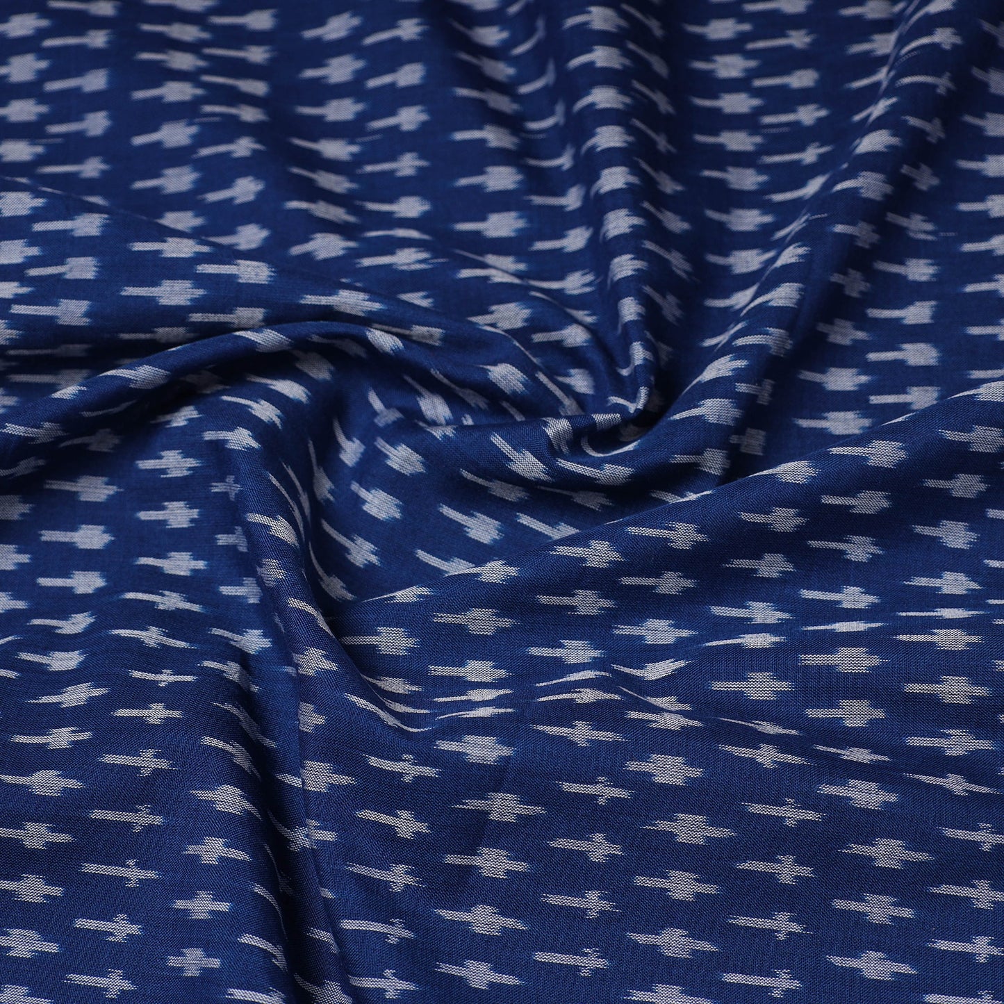 Buy Pochampally Ikat Weave Handloom Mercerised Cotton Fabric 07 Online at iTokri.com