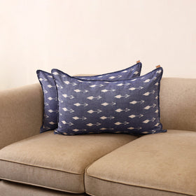 Pochampally ikat weave pillow covers (set of 2) 10