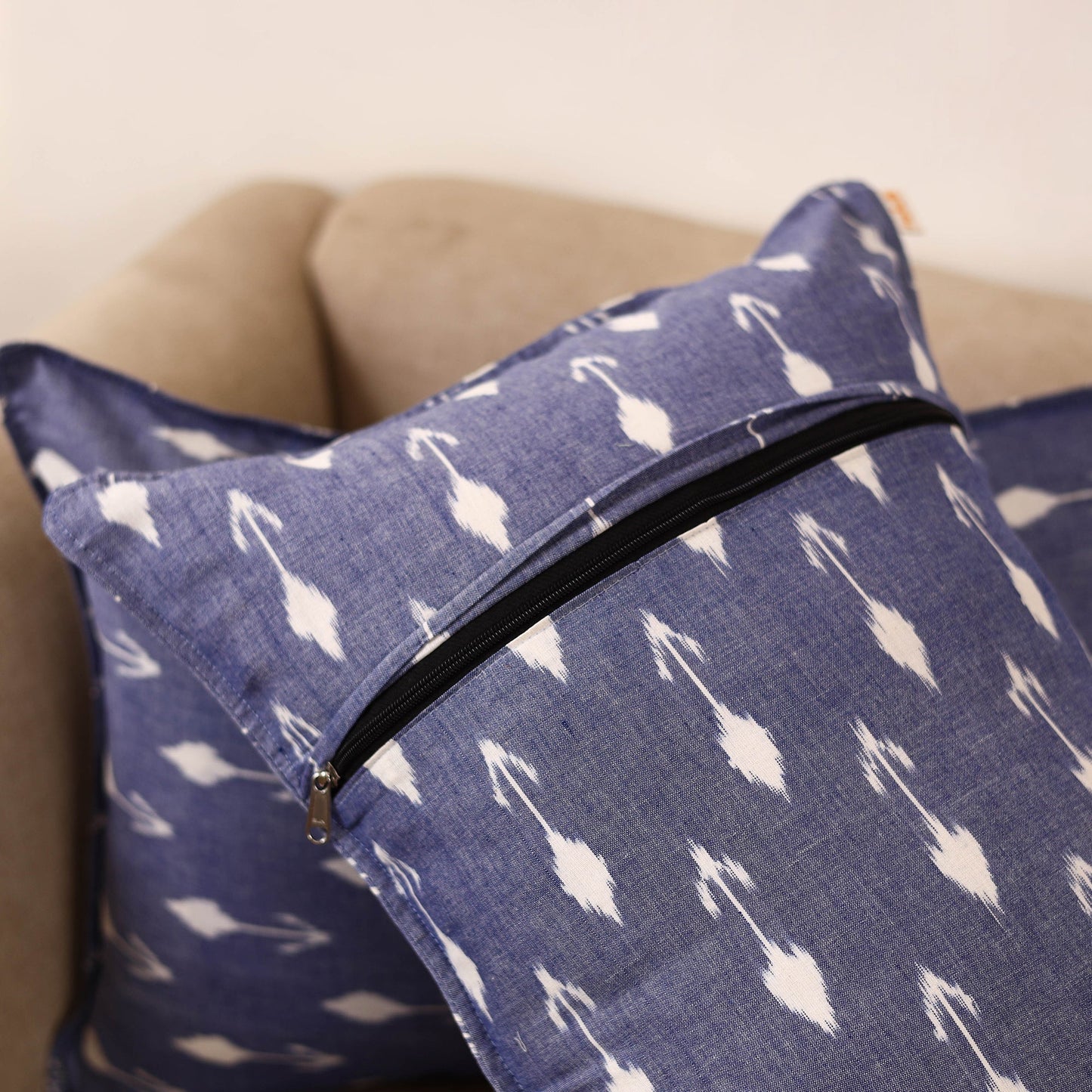 Pochampally ikat weave pillow covers (set of 2) 10