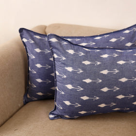 Pochampally ikat weave pillow covers (set of 2) 10
