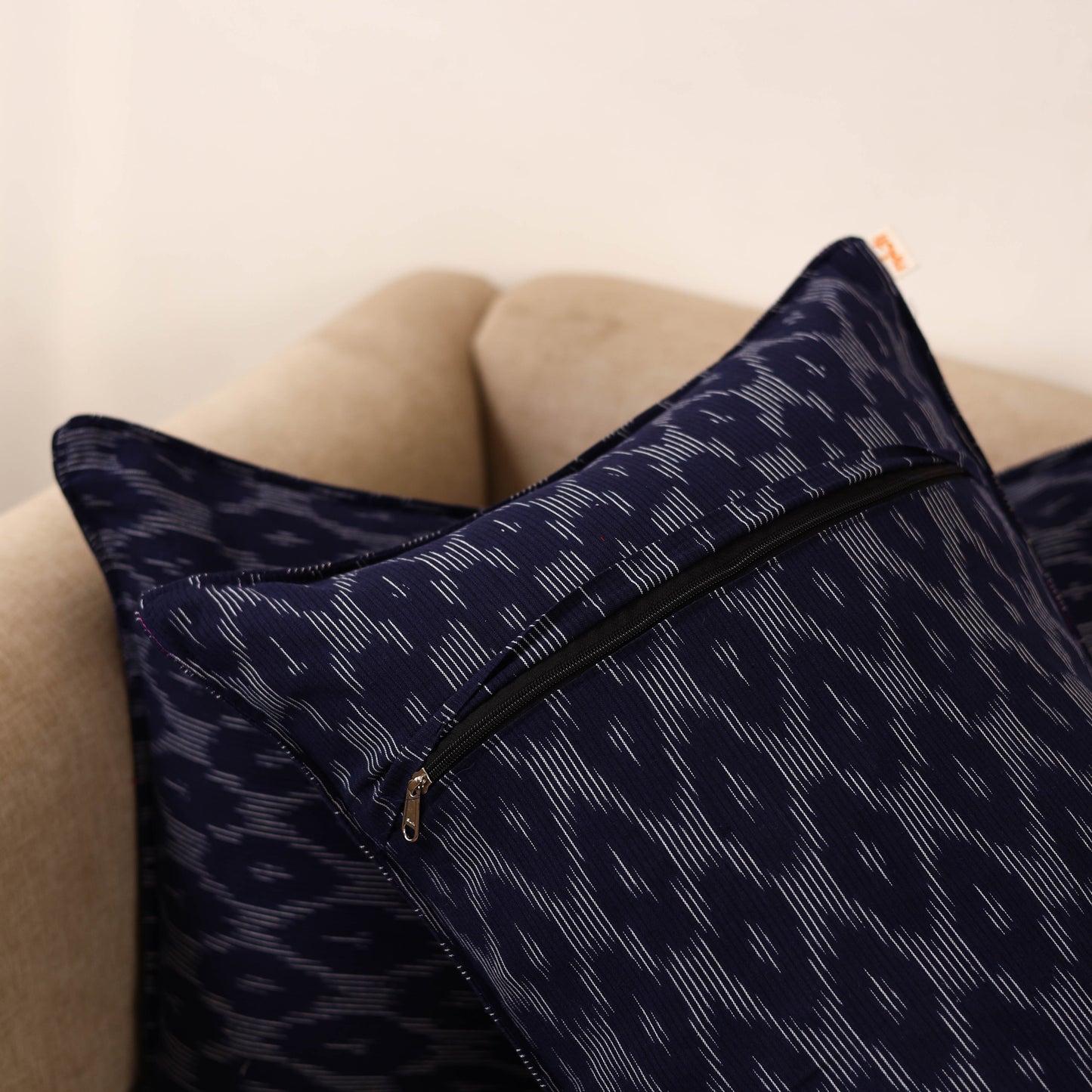 Pochampally ikat weave pillow covers (set of 2) 12