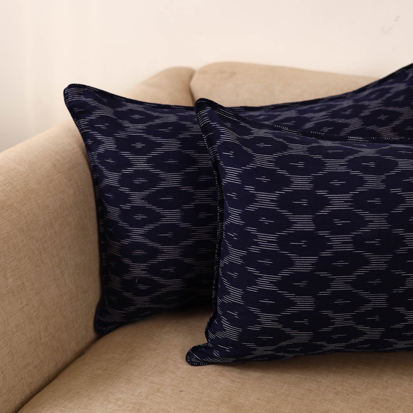 Pochampally ikat weave pillow covers (set of 2) 12